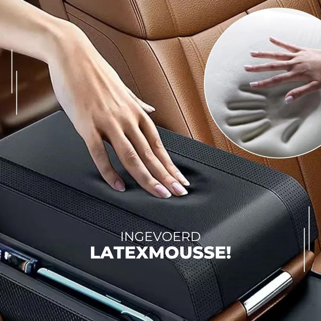 Leather Armrest with Storage Holder for Car Essentials – RestJetta™