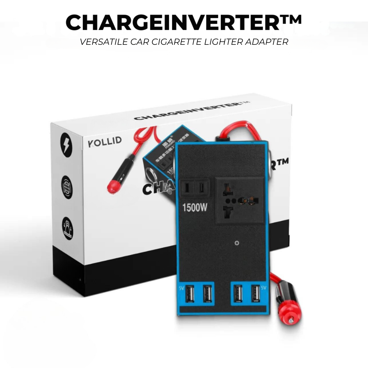Versatile Car Cigarette Lighter Adapter - ChargeInverter™ (LIMITED PROMOTION)