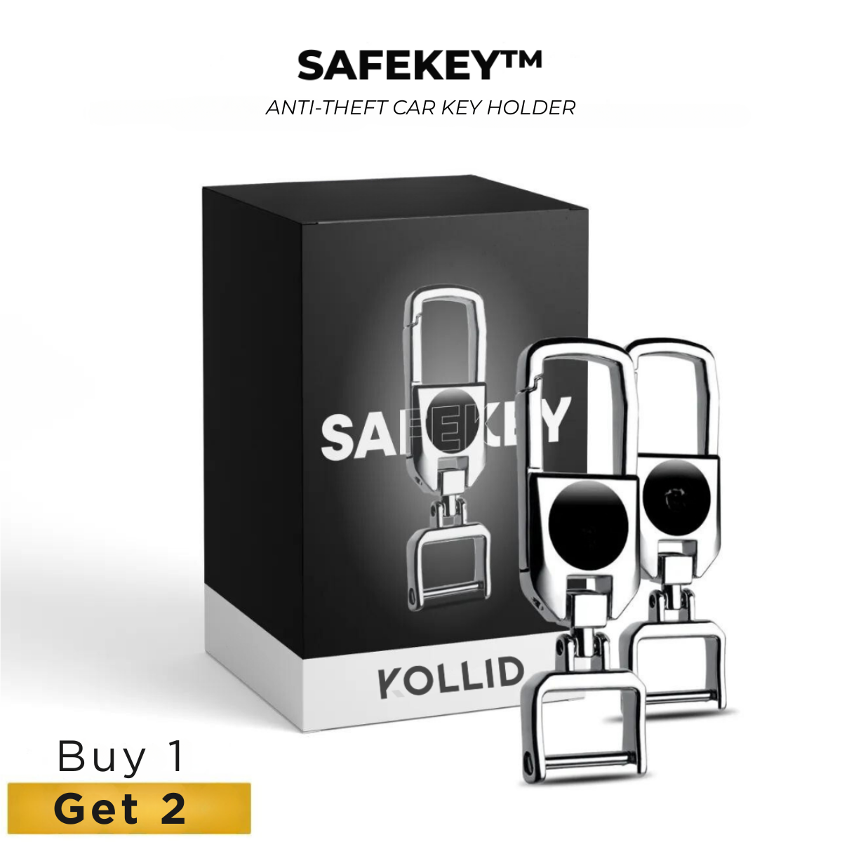 [PAY FOR 1, GET 2] Anti-Theft Car Key Holder – SafeKey™