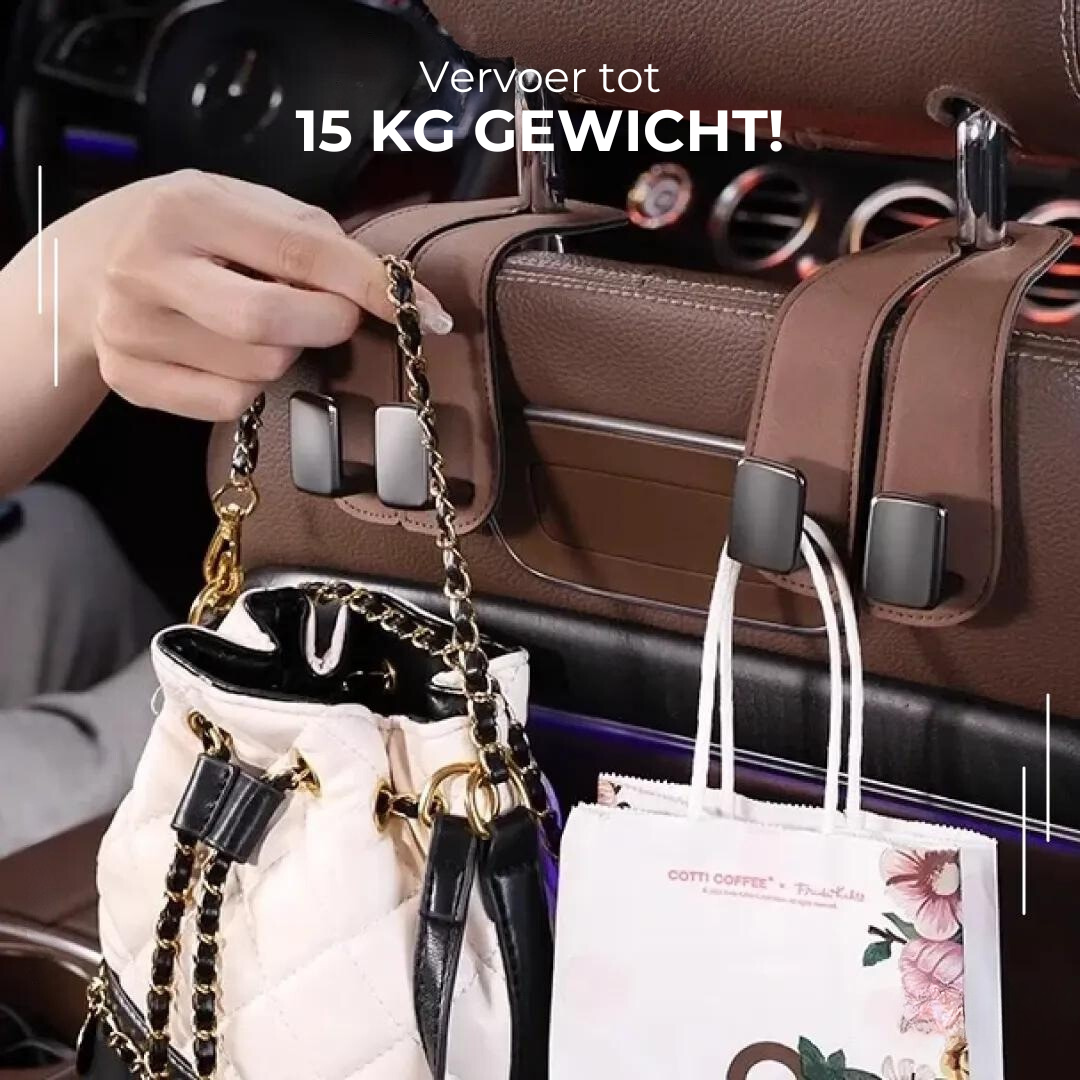 Double Bag & Multifunctional Car Seat Hook – Jetta DuoBag™ [LIMITED STOCK]