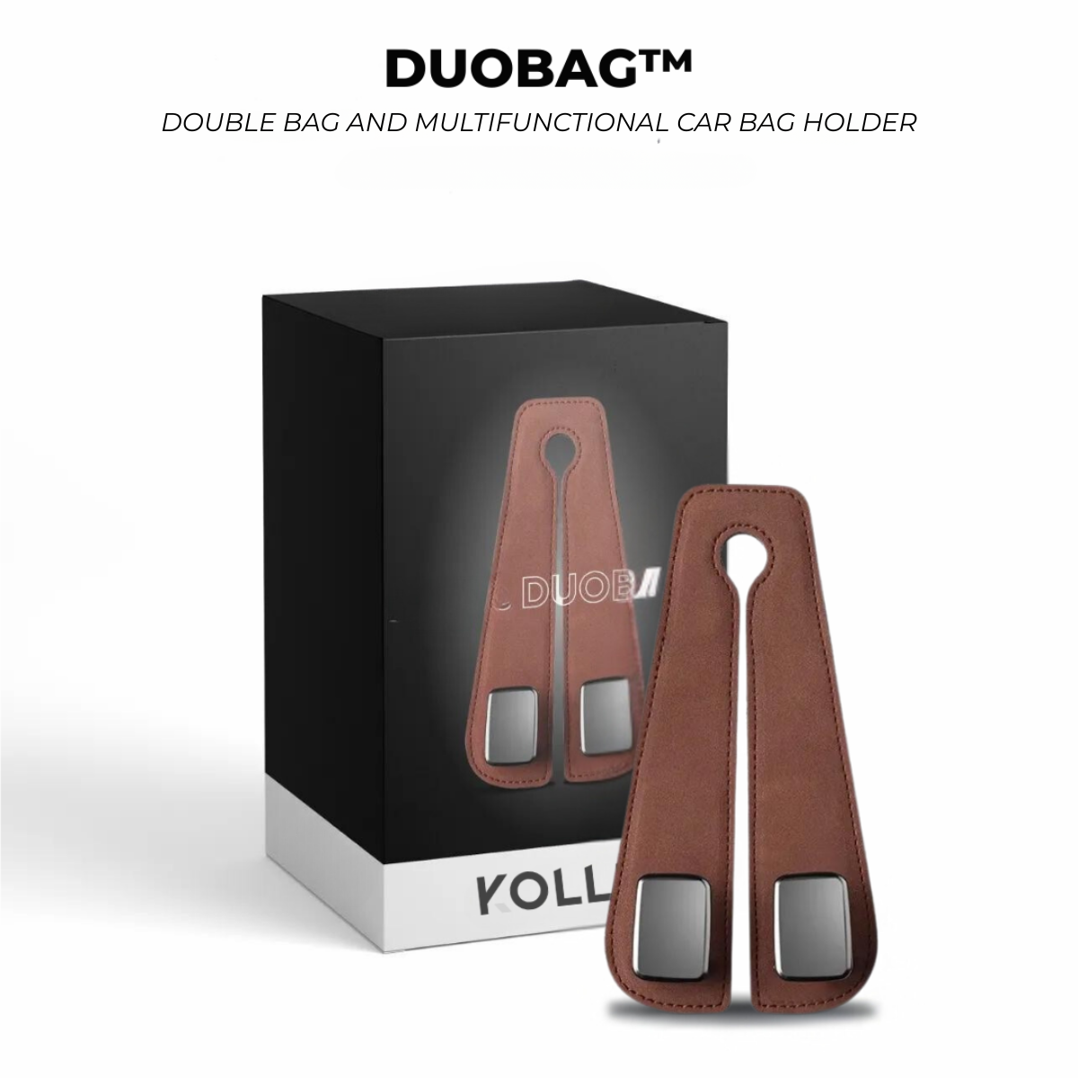 Double Bag and Multifunctional Car Bag Holder – DuoBag™ [LIMITED STOCK]